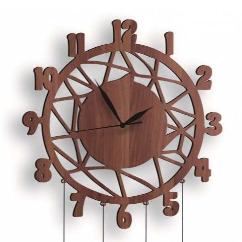 Leafs Wall Hanging Wall Clock