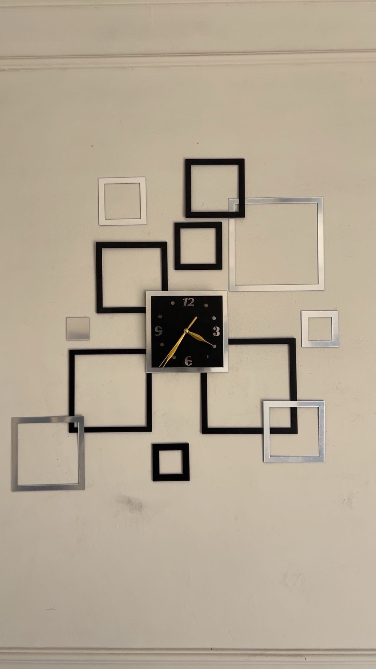 3d Diy Acrylic Wall Clock Modern Design Clock