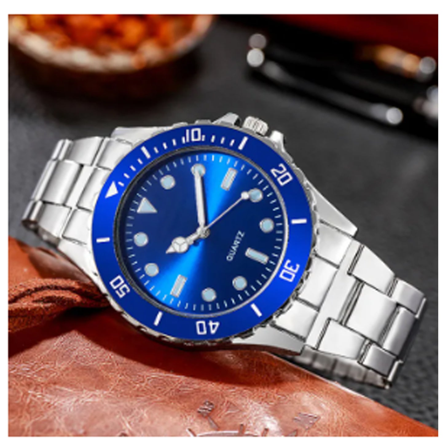 Ghost Water Watches Stainless Steel Mesh Strap Quartz Watch -