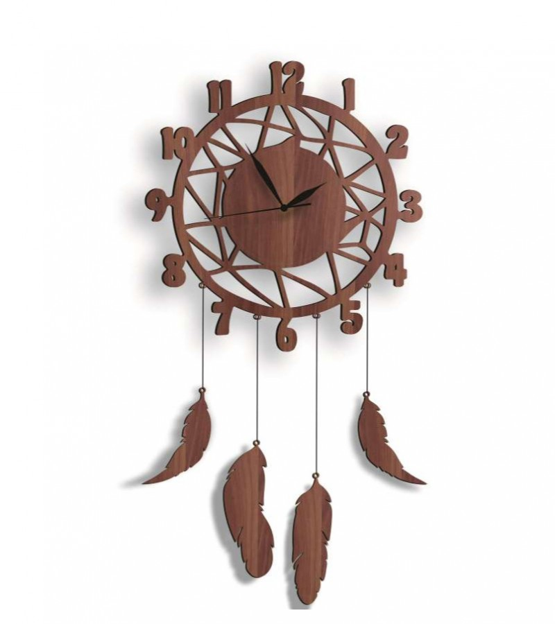 Leafs Wall Hanging Wall Clock