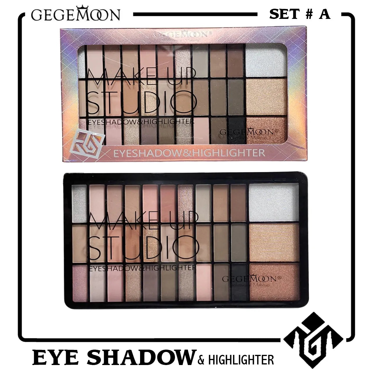 GEGEMOON 33 Colors Professional Makeup