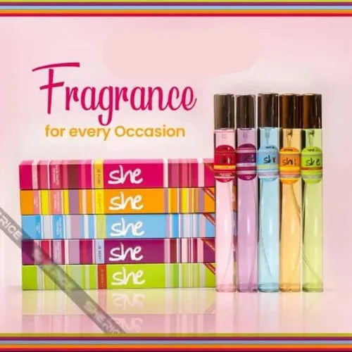 Pack of 5 SHE Pen Perfume for Women