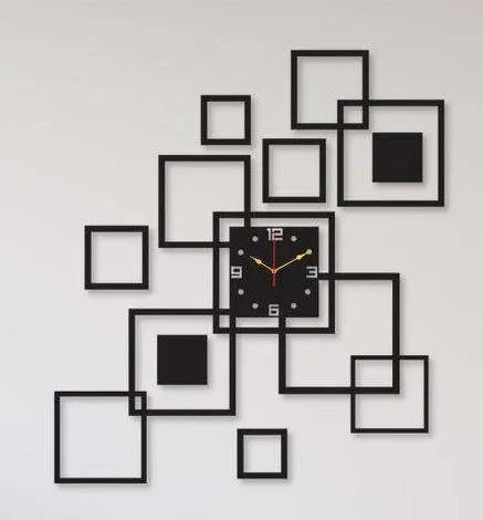 3d Diy Acrylic Wall Clock Modern Design Clock