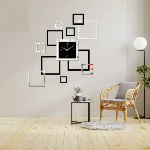 3d Diy Acrylic Wall Clock Modern Design Clock