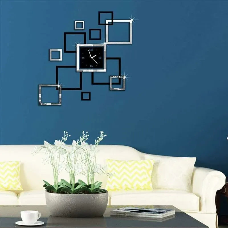 3d Diy Acrylic Wall Clock Modern Design Clock