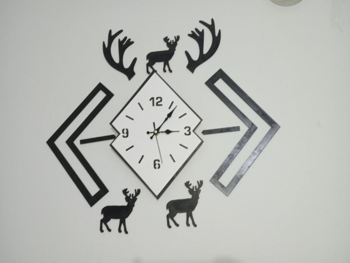 Markhor Wooden wall clock