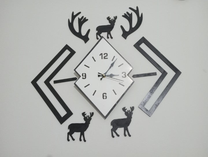 Markhor Wooden wall clock