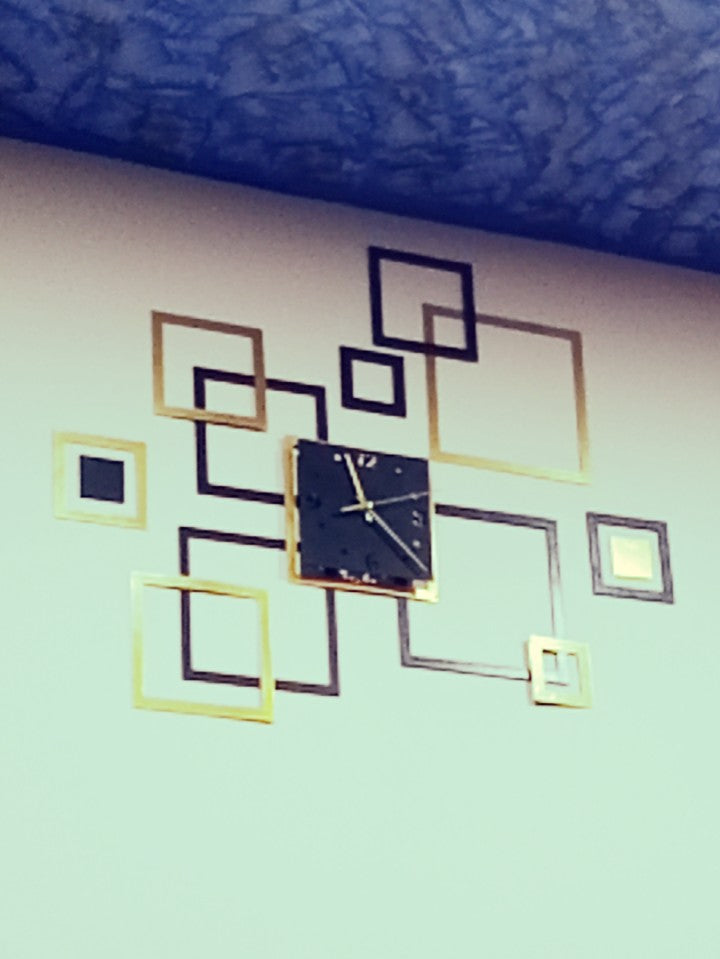 3d Diy Acrylic Wall Clock Modern Design Clock