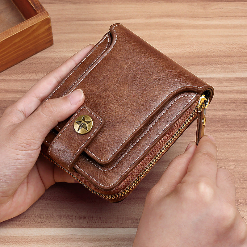 Genuine Leather Wallet for Men and Boys