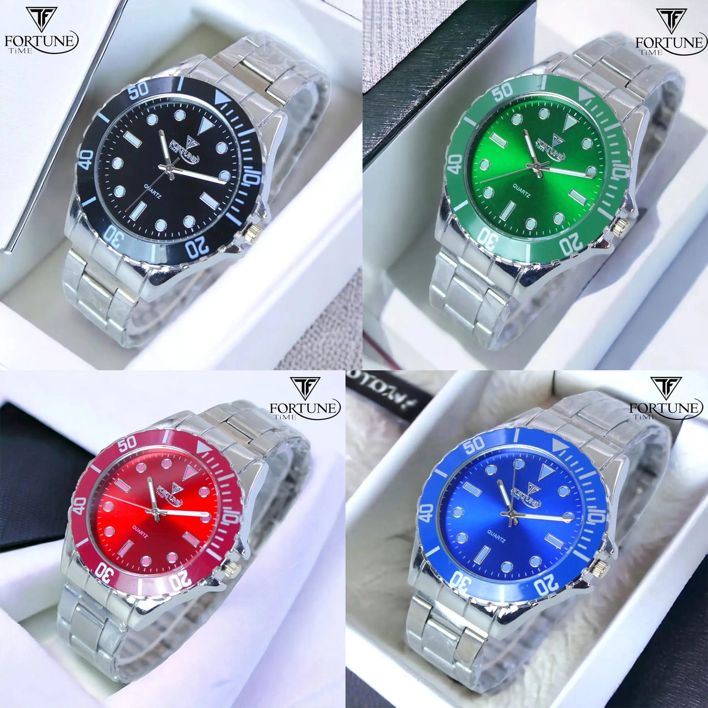Ghost Water Watches Stainless Steel Mesh Strap Quartz Watch -